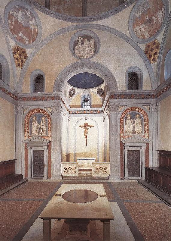 BRUNELLESCHI, Filippo Old Sacristy fd oil painting image